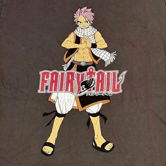 Fairy Tail Natasha Dragneel Grey Graphic Tee Shirt / Size M - Picture 3 of 4